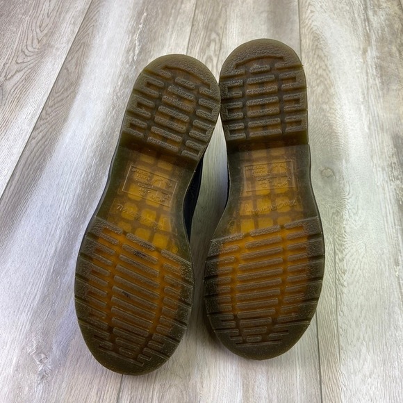 Dr. Martens 1460 Boots Womens Size 10 Black Original Smooth Leather Lace Up - Picture 12 of 14